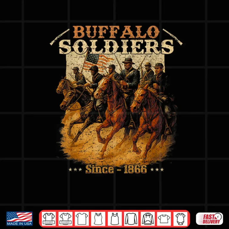 Design Buffalo Soldiers African American Buffalo Black Culture Shirt