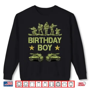 Sweatshirt Army Birthday Decorations Military Camo Birthday Parent Army Shirt