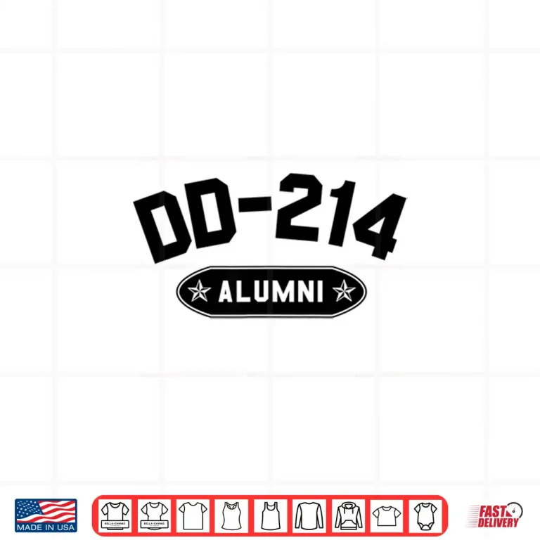 Design DD 214 Alumni In Black US Military Veteran Shirt