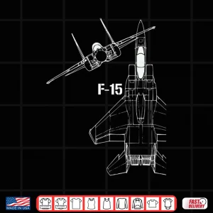 Design F 15 Eagle Jet Military Stealth Fighter Jet Shirt