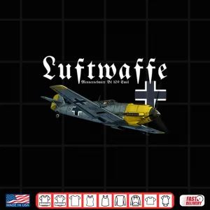 Design German Warbird Messerschmitt Bf 109 WW2 Airplanes Shirt
