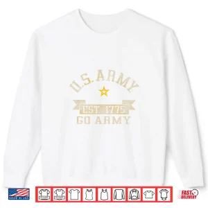 Sweatshirt Military Army United States Vintage Go Green Shirt