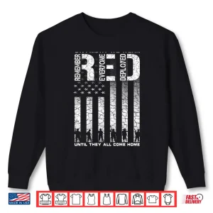 Sweatshirt Red Friday Military Shirt On Friday We Wear Red Veteran Shirt