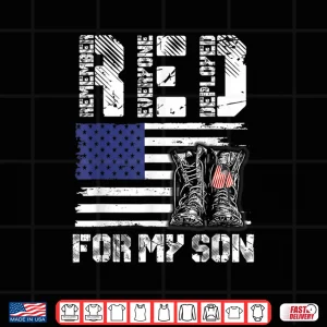 Design Red Friday for My Child Remember Everyone Deployed Military Shirt