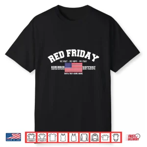 Support Our Troops Us Flag Red Friday Military Shirt