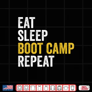 Design Boot Camp Shirt Military Bootcamp Fitness Tee Shirt