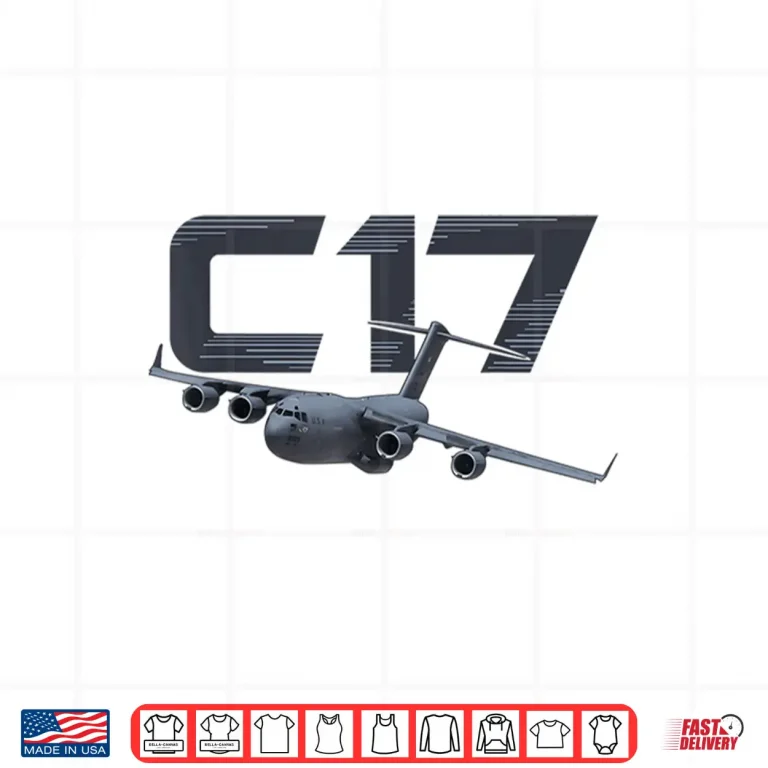 Design C 17 Globemaster US Military Aircraft Shirt