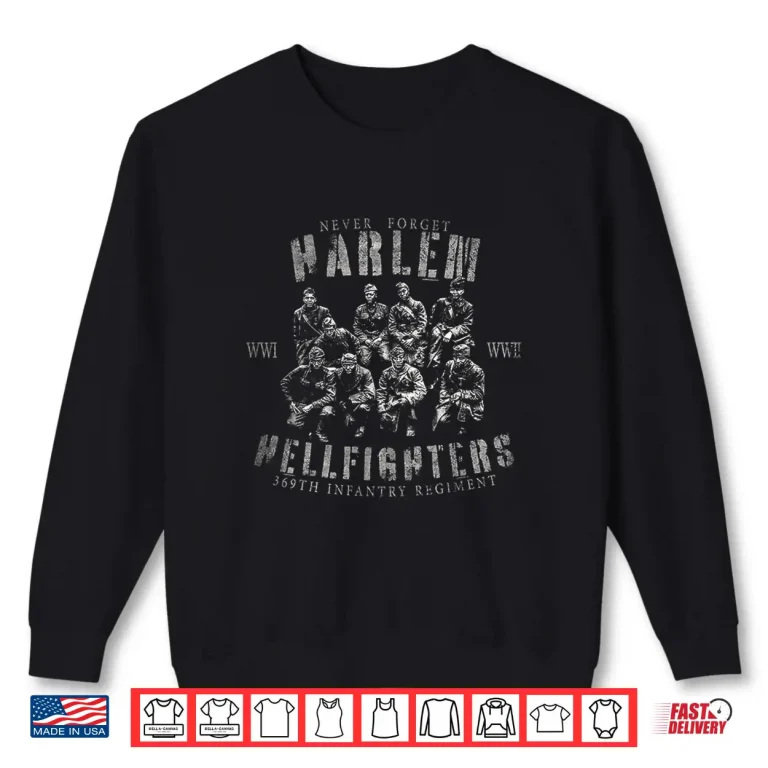 Sweatshirt Harlem Hellfighters Black Military History Shirt