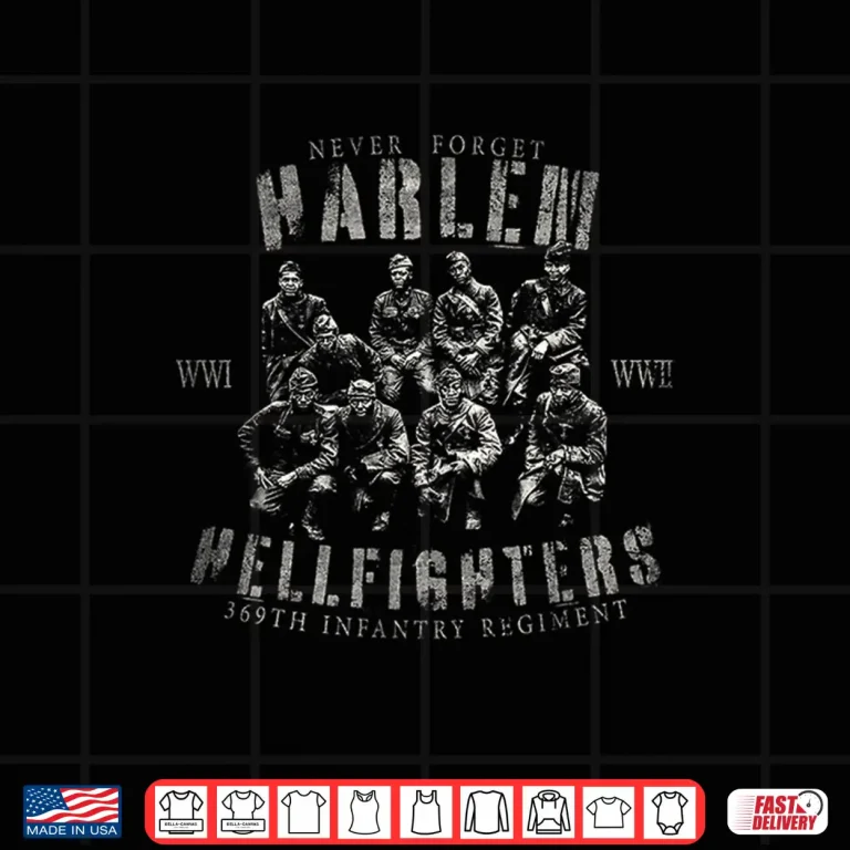 Design Harlem Hellfighters Black Military History Shirt