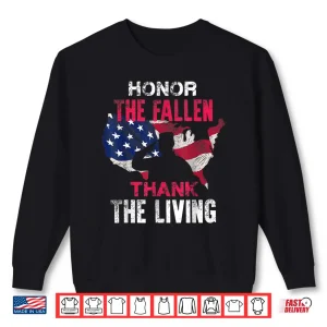 Sweatshirt Honor the Fallen Veteran Themed Military Support T Shirt