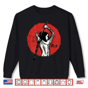 Sweatshirt Japanese Warrior Sexy Samurai Female Samurai Shirt