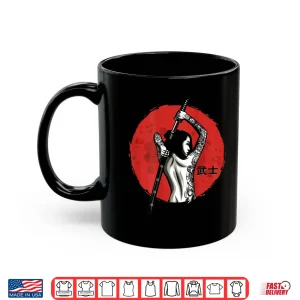 Mug Japanese Warrior Sexy Samurai Female Samurai Shirt