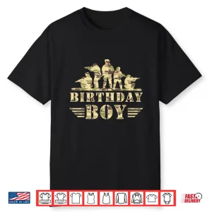 Military Birthday Army Party Military Supplies Camo Shirt