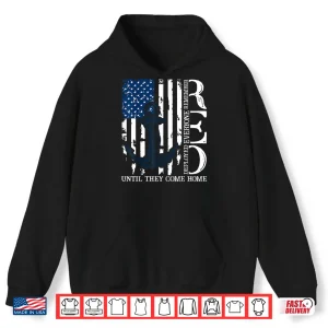 Hoodie Red Friday Military Memorial Day Veterans Family 4th of July Shirt