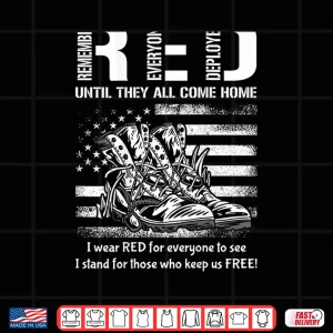 Design Vintage Red Friday Until They Come Home USA American Flag Shirt