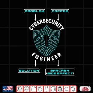 Design Cybersecurity Engineer Helpdesk Support Funny Geek Quote Shirt