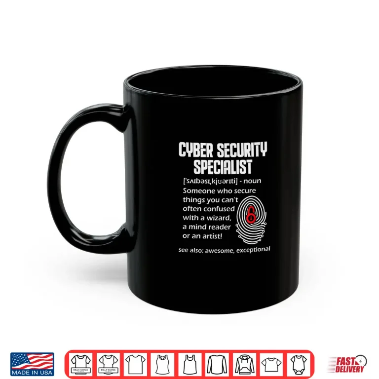 Mug Funny Cybersecurity IT Specialist DNA Programmer Shirt
