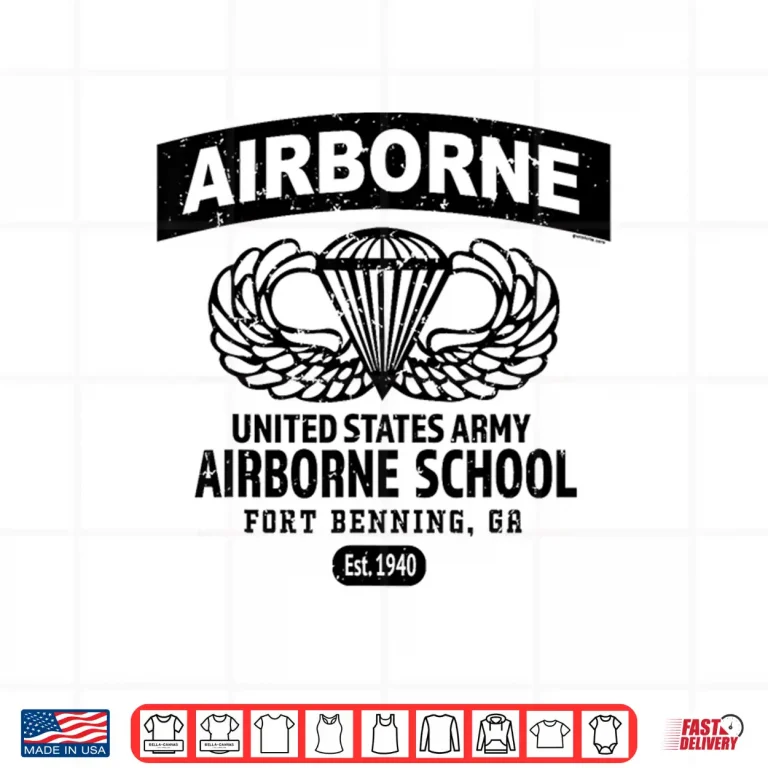 Design Army Airborne School Fort Benning GA Shirt
