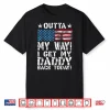 Cool I Get My Parent Back Today Funny Military Child Gift Shirt
