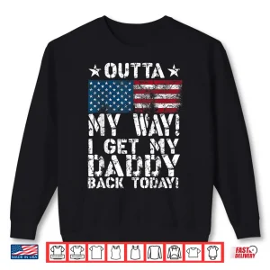 Sweatshirt Cool I Get My Parent Back Today Funny Military Child Gift Shirt