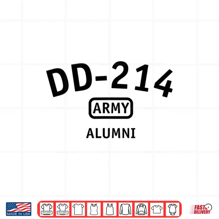 Design DD 214 US Army Alumni Gift Military Veteran Proud Soldier Shirt