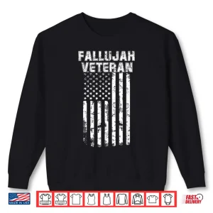 Sweatshirt Fallujah For Military Combat Veteran Shirt