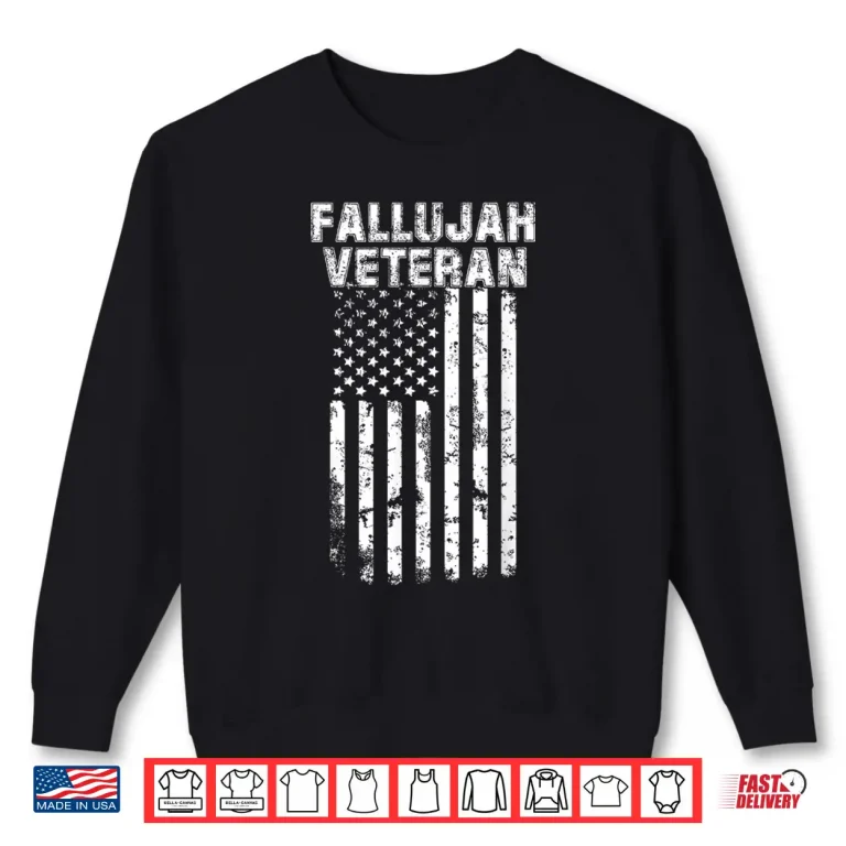 Sweatshirt Fallujah For Military Combat Veteran Shirt