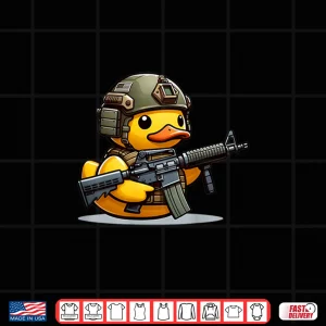 Design Funny Duck Tactical Rubber Duck Military Yellow Duck Shirt