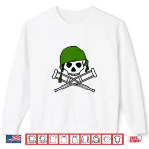 Sweatshirt MTV Music Television Military Helmet Jackass Logo Shirt