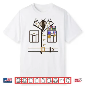 Military Outfit Soldier Officer Halloween Costume Shirt