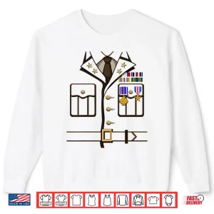 Sweatshirt Military Outfit Soldier Officer Halloween Costume Shirt