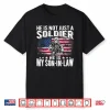 My Child In Law Is A Soldier Proud Military Parent In Law Gift Shirt