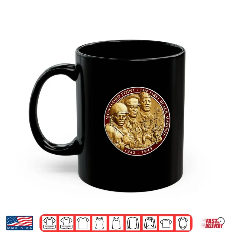 Mug Montford Point Leathernecks Black Military History Month Shirt