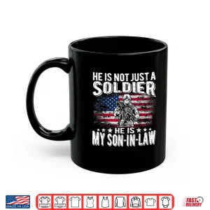 Mug My Child In Law Is a Soldier Proud Military Parent In Law Gift Shirt
