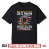 Never Underestimate A Us Coast Guard Veteran Flag Shirt