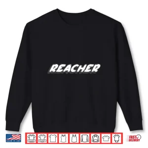 Sweatshirt Reacher Television Novel Movie Character Military Shirt