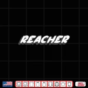 Design Reacher Television Novel Movie Character Military Shirt