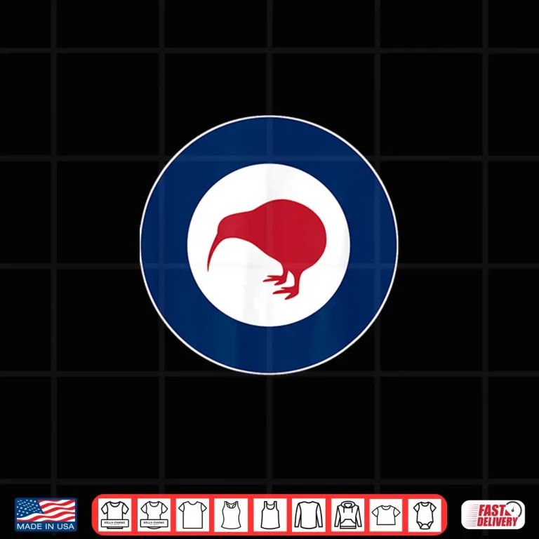 Design Royal New Zealand Air Force Roundel NZ Kiwi Shirt