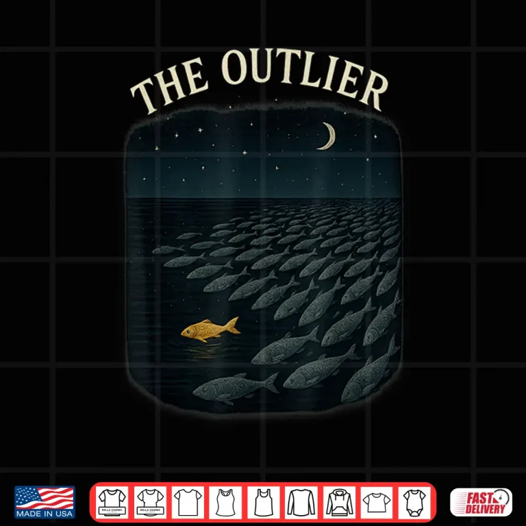 Design The Outlier Data Science Statistics Professional Shirt