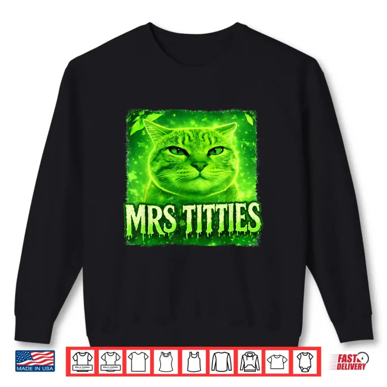 Sweatshirt Cat Meme Graphic Cat Lovers Shirt