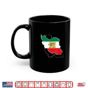 Mug Lion And Sun Shir Khorshid Iran Flag Persian Shirt