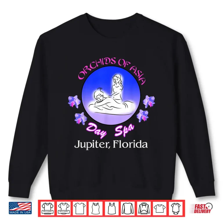 Sweatshirt Orchids Of Asia Day Spa Hudson Jordon Shirt