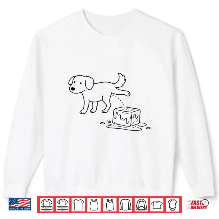 Dog Ice Funny Dog Humor Line Art Shirt 1 Sweatshirt Dog Ice Funny Dog Humor Line Art Shirt