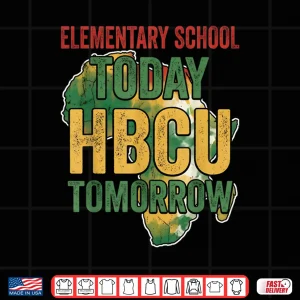 Design Elementary School Today Hbcu Tomorrow Africa Map Afro Kids Shirt