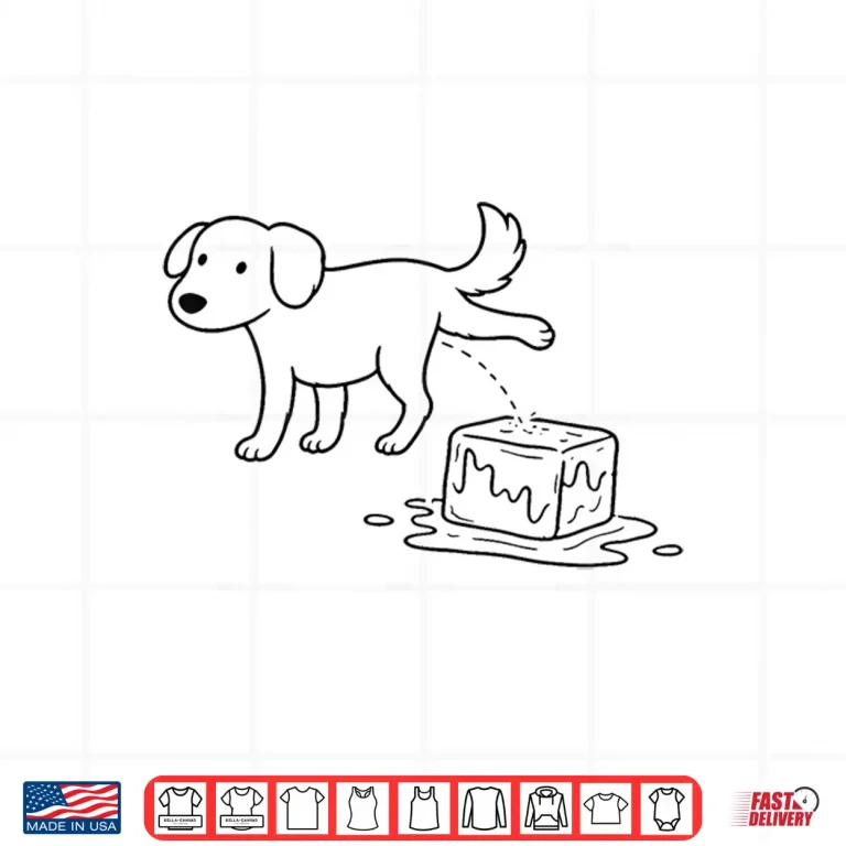 Dog Ice Funny Dog Humor Line Art Shirt 3 Design Dog Ice Funny Dog Humor Line Art Shirt