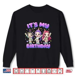 Sweatshirt ItS My Birthday Cute Chibi Kpop Funny Birthday Girl K Pop Shirt