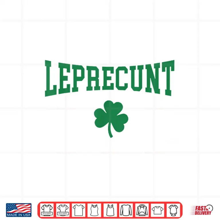 Design Leprecunt Irish St Patricks Day Funny Shamrock WomenS Shirt