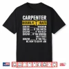 Carpenter Apparel Woodworking Hourly Rate Vintage Shirt