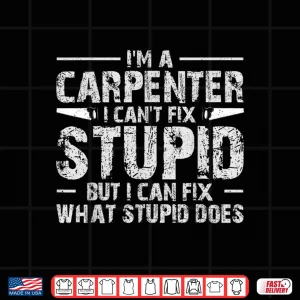 Design Carpenter Humor Woodwork Enthusiast Woodworker Shirt