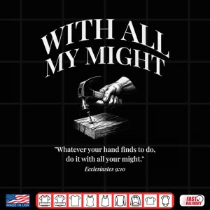 Design Christian Bluecollar Worker Carpenter Woodworking Handyman Shirt